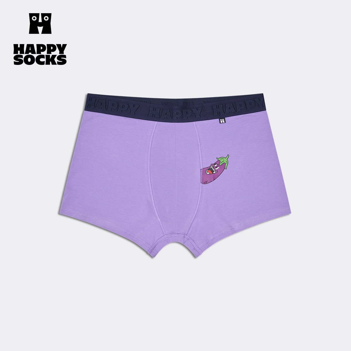【2026新款】Happy Socks潮牌个性男士平角裤时尚小众舒适棉内裤