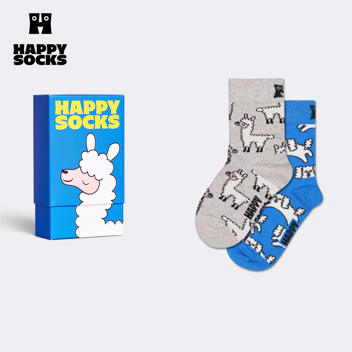 【2026新款创意礼盒】Happy Socks宝宝可爱棉袜子儿童送礼中筒袜