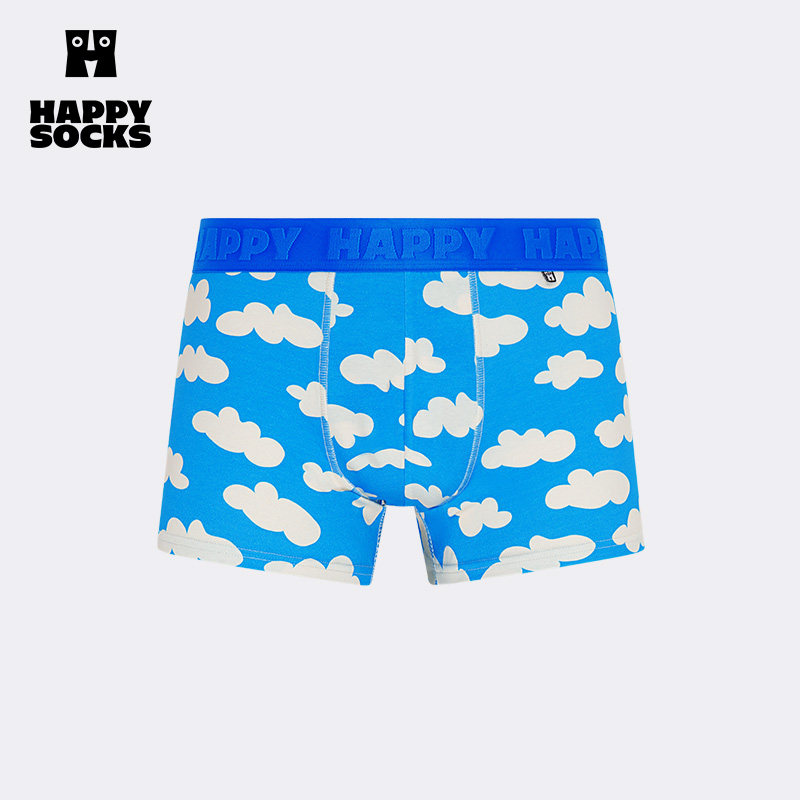 【25秋冬款】Happy Socks瑞典潮牌云朵男士内裤时尚四角裤平角裤,女士内衣/男士内衣/家居服,男平角内裤,淘宝优惠券,粉丝福利购,淘宝优惠卷