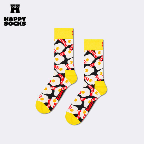 【2026秋冬新款】Happy Socks潮牌设计师小众袜子创意食物中筒袜