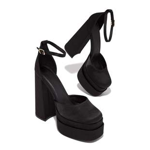 Large Heel 单鞋 Shoes大码 Single Women Baotou Thick Summer