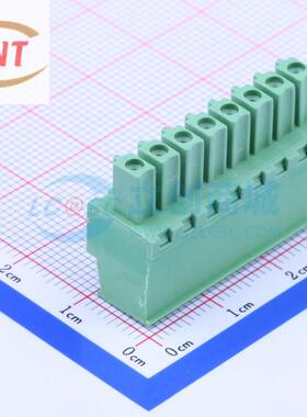 插拔式接线端子 WJ15EDGKA-3.81-8P P=3.81mm 1x8P 绿色 插头