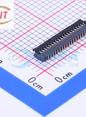 FFC/FPC连接器 AFE03-S39FMA-1H SMD 翻盖下接 39P 0.3mm JS钜硕
