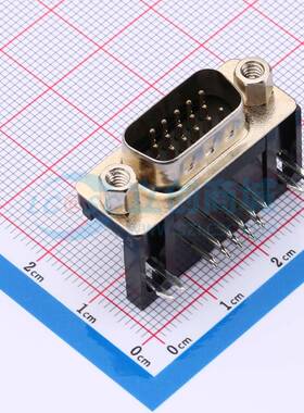 D-Sub/VGA连接器 DS1038-15MBNSIA74-0CC 弯插 公 15P 电子元器件