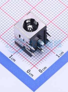 DC电源连接器 DC-042C-Z-2.5 插件 弯插 2.5mm 6.3mm 电子元器件