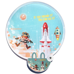 小扇子便携迷你随身折叠团扇女折扇夏儿童收纳圆扇网红定制广告扇