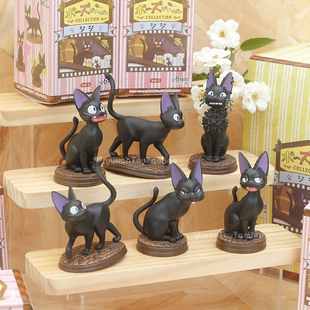 日单魔女宅急便黑猫吉吉手办盲盒可爱治愈情绪小摆件黑猫生日礼物