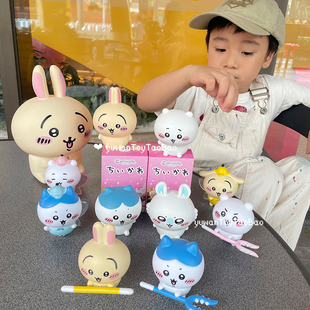 Chiikawa吉伊卡哇讨伐系列盲盒乌萨奇小八手办生日蛋糕装饰摆件