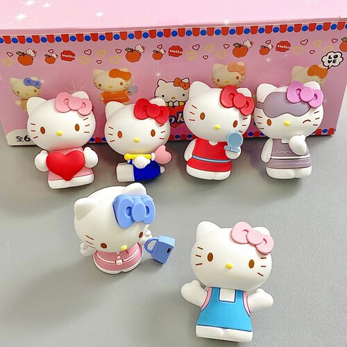 kitty猫情人节系列盲盒手办摆件