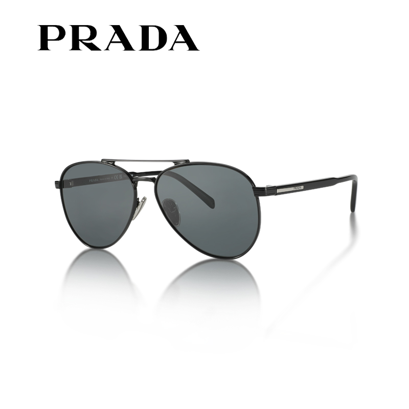 PRADA普拉达太阳镜飞行员偏光墨镜男户外开车钓鱼防晒蛤蟆镜A58S