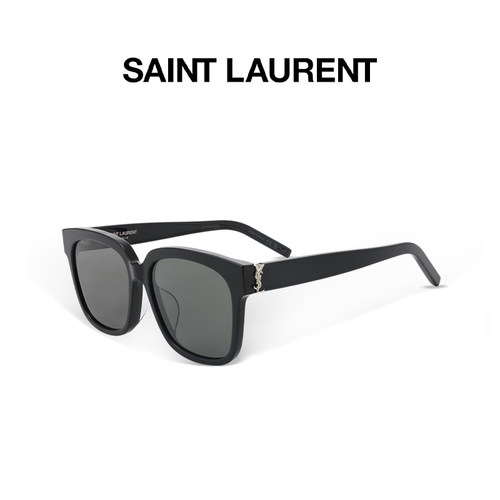 YSL圣罗兰时尚方框黑超墨镜男女