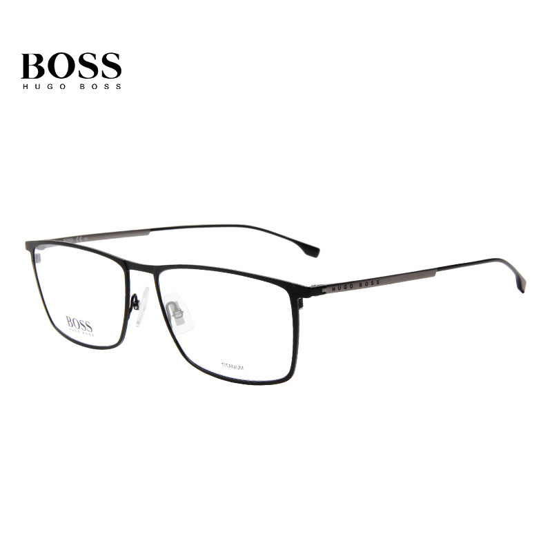 雨果博斯男士钛合金轻便眼镜架