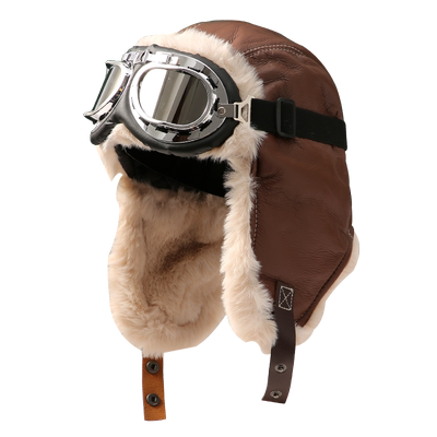 帽子男女秋冬季飞行员东北防风镜