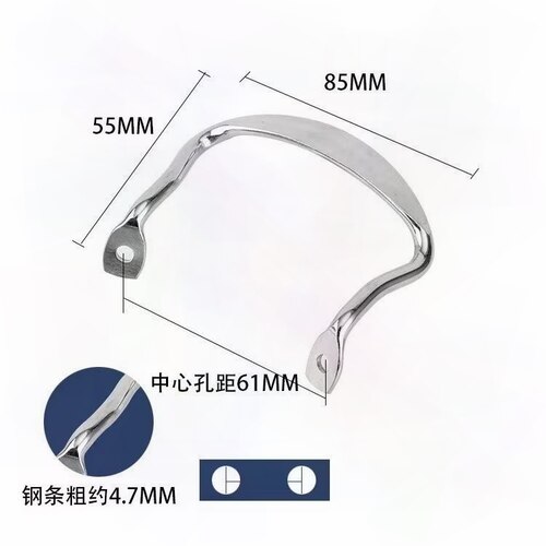 防火实芯蒸笼不锈钢锅耳双孔手柄把火锅汤锅奶锅耳提手锅把手