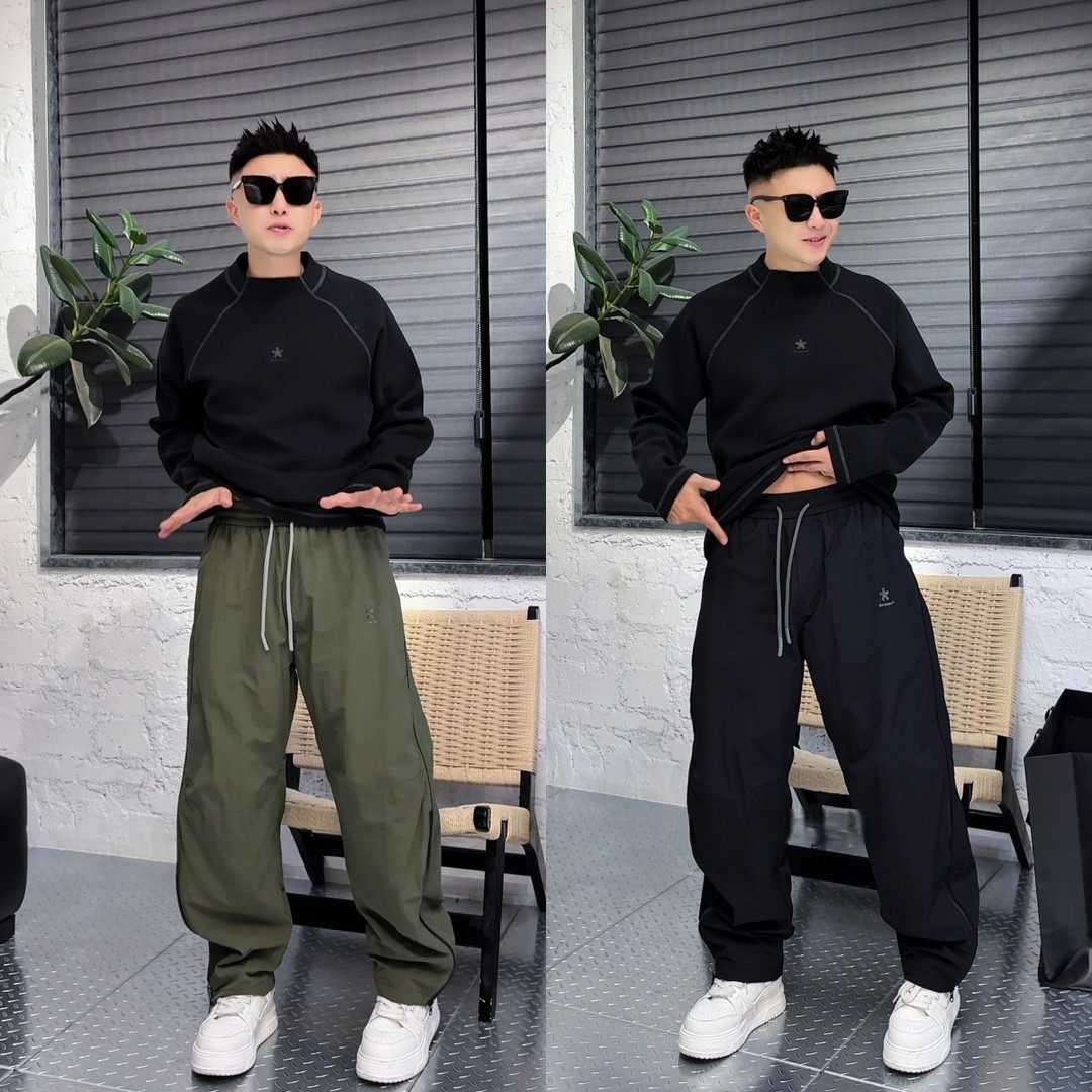 冬季加绒加厚工装休闲裤男户外运动登山防风裤保暖舒适百搭伞兵裤