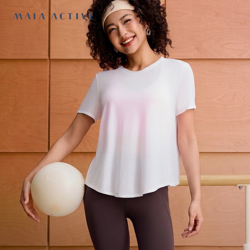 MAIAACTIVE运动瑜伽T恤女图片