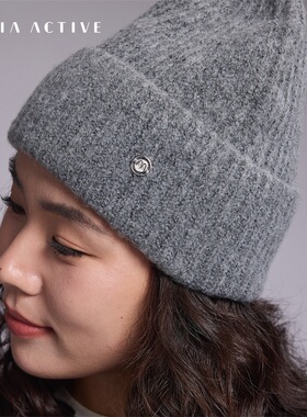 秋冬针织经典百搭护耳保暖毛线帽运动瑜伽帽子MAIAACTIVE 54HT02