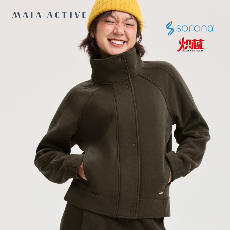 户外瑜伽高领夹克MAIAACTIVE