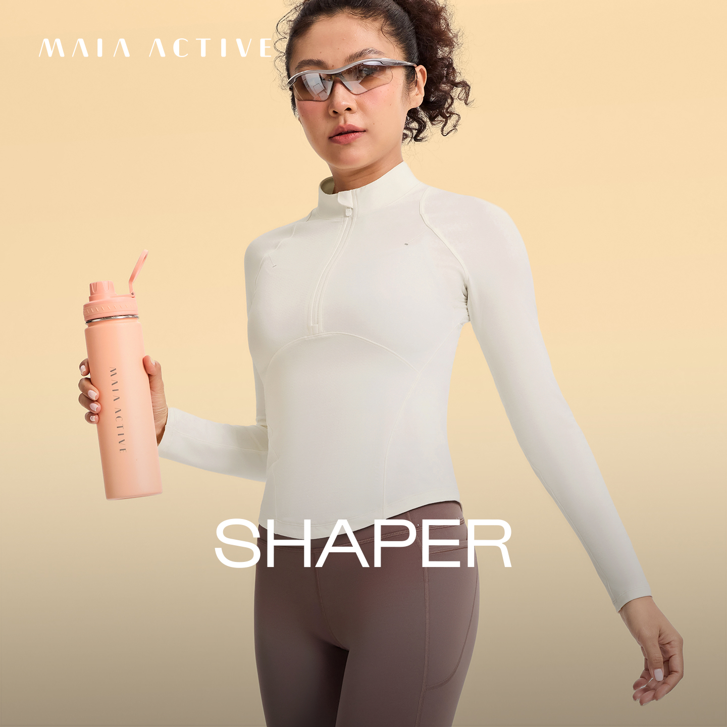 长袖运动瑜伽上衣MAIAACTIVE