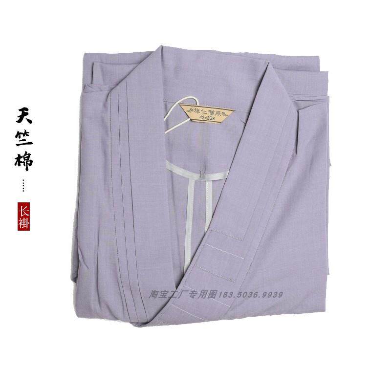 新款新款夏季薄款天竺棉僧服长褂 祥仁大褂出家人僧衣短褂小褂男