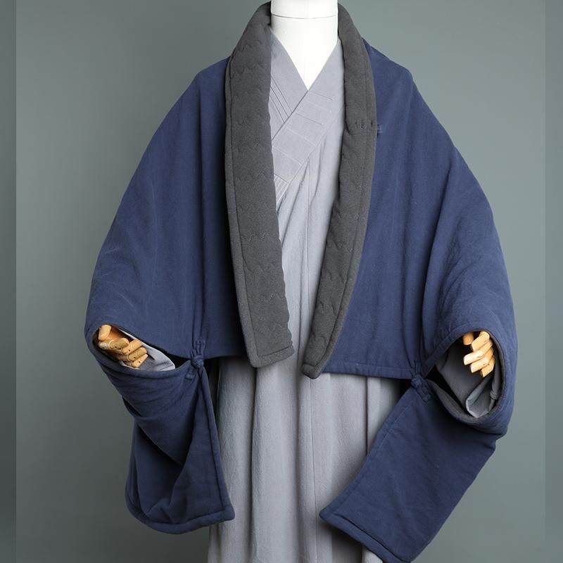 特价多用披风打坐禅毯僧服保暖秋冬季款僧人禅修盖毯坐禅披风斗篷
