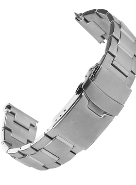 适用SEIKO表带精工小罐头SRPC63J1鲍鱼PROSPEX系列不锈钢表带22mm