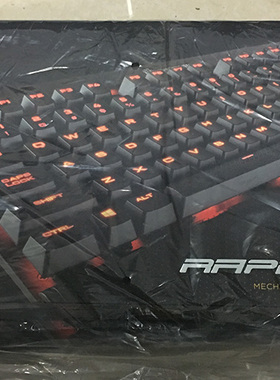 美商海盗船Corsair Gaming K70 RAPIDFIRE 红光银轴 机械游戏键盘