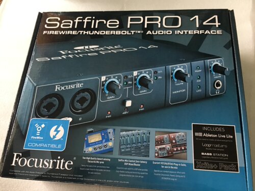 Focusrite Saffire Pro 14 火线声卡 音频接口 配音 专业录音声卡