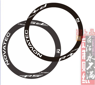 久裕NOVATECR4R5R6轮组贴纸