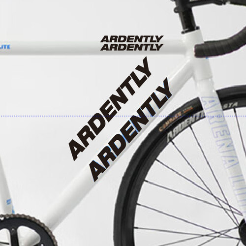ARDENTLYbike斜梁横梁文字贴纸