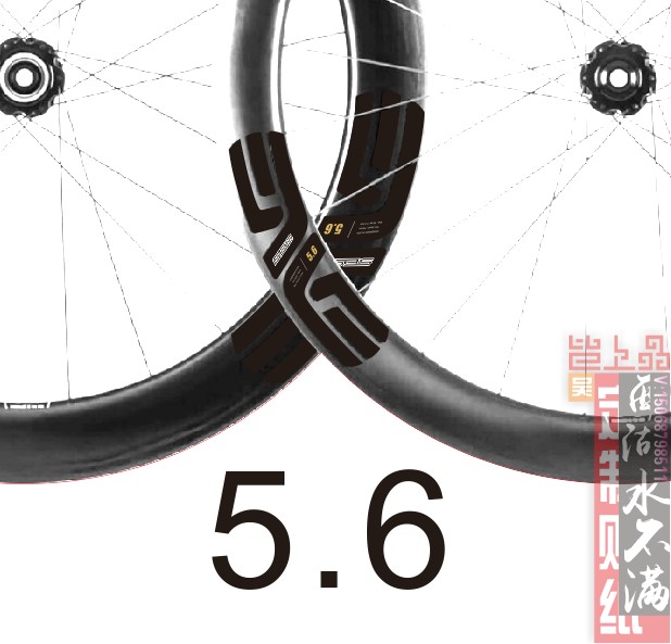 ENVE 2023款SES轮组贴纸 5.6碟圈贴纸一车份