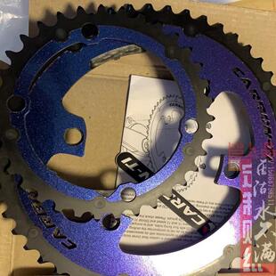 Carbon-Ti CT EVO 碳纤维牙盘盘片贴 齿片改色贴 50-34T贴纸