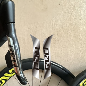 sarm公路RED手变贴纸一对