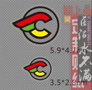 CINELLI圆形车架贴（透明版）