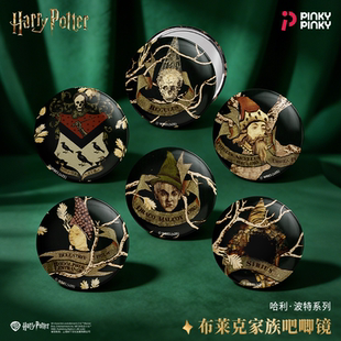 哈利波特周边吧唧镜子布莱克家族徽章霍格沃茨盲袋礼盒装新年礼物