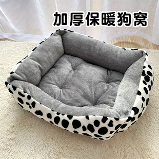 狗窝懒人沙发可躺可睡冬季 通用中小型犬宠物用品 保暖加厚垫子四季