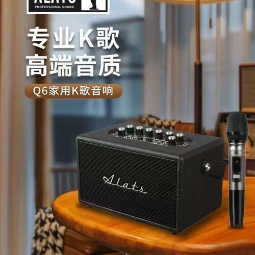 ALATS蓝牙音箱Q6音响便携户外萨克斯吹管吉他乐器直播一体机家用