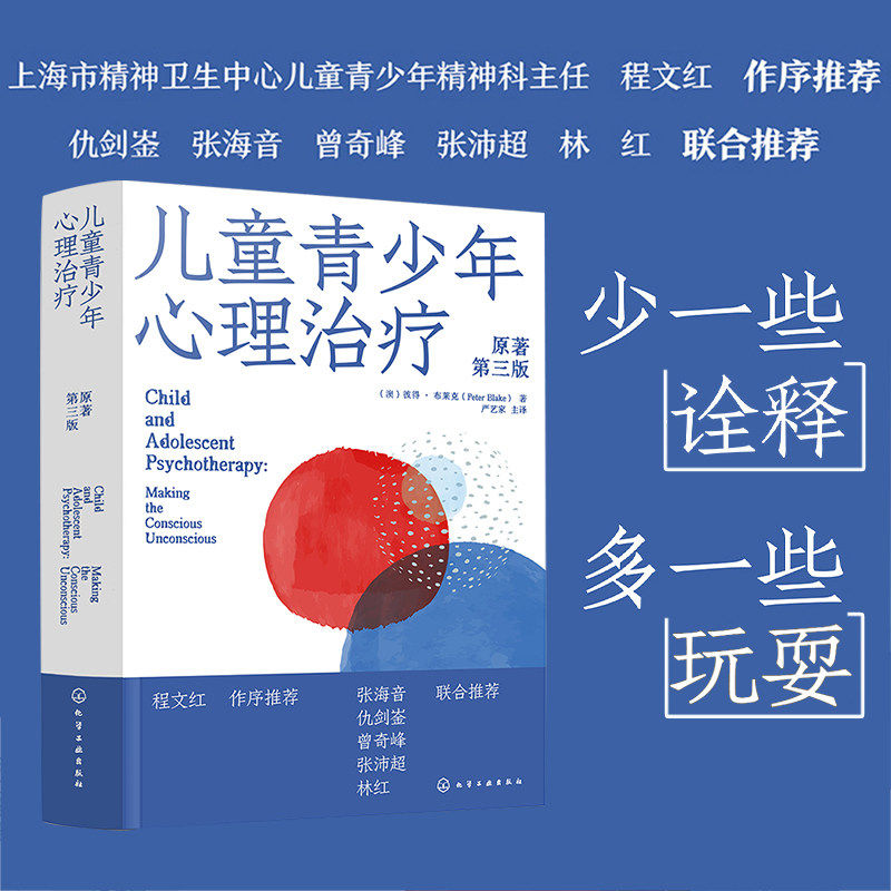 《儿童青少年心理治疗》原著第三版 上海市精神卫生中心程文红作序推荐 儿童青少年心理治疗专业参考书籍 - 实物图