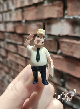 正版散货 邮递员 列车员 站务员 动漫卡通人物 摆件模型公仔玩偶