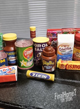 正版散货 仿真食物玩具 食玩 零食摆件模型DIY配件 过家家玩具