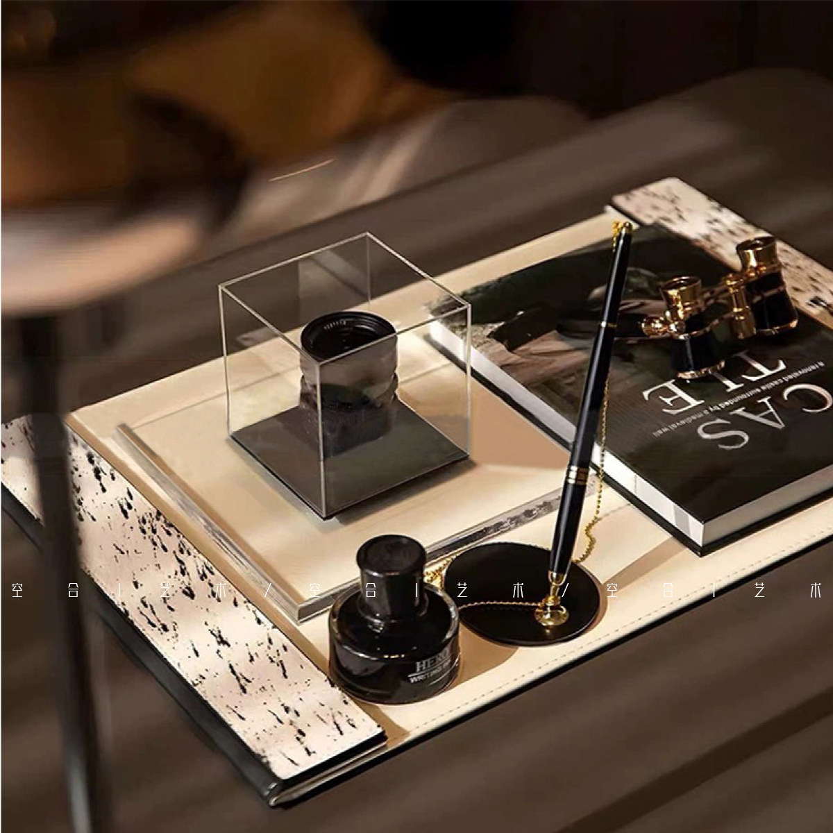 空合 简约书桌写字板钢笔创意软装摆件 样板间书房酒店桌面装饰,家居饰品,装饰摆件,淘宝优惠券,粉丝福利购,淘宝优惠卷