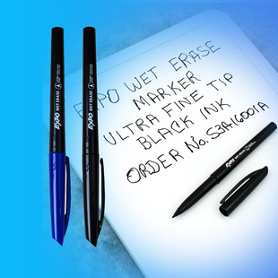 美国三福水溶性笔EXPO16001可湿擦无味环保墨水能擦掉金属记号笔