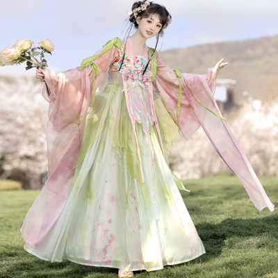 汉唐华韵原创汉服【桃溪蝶语】