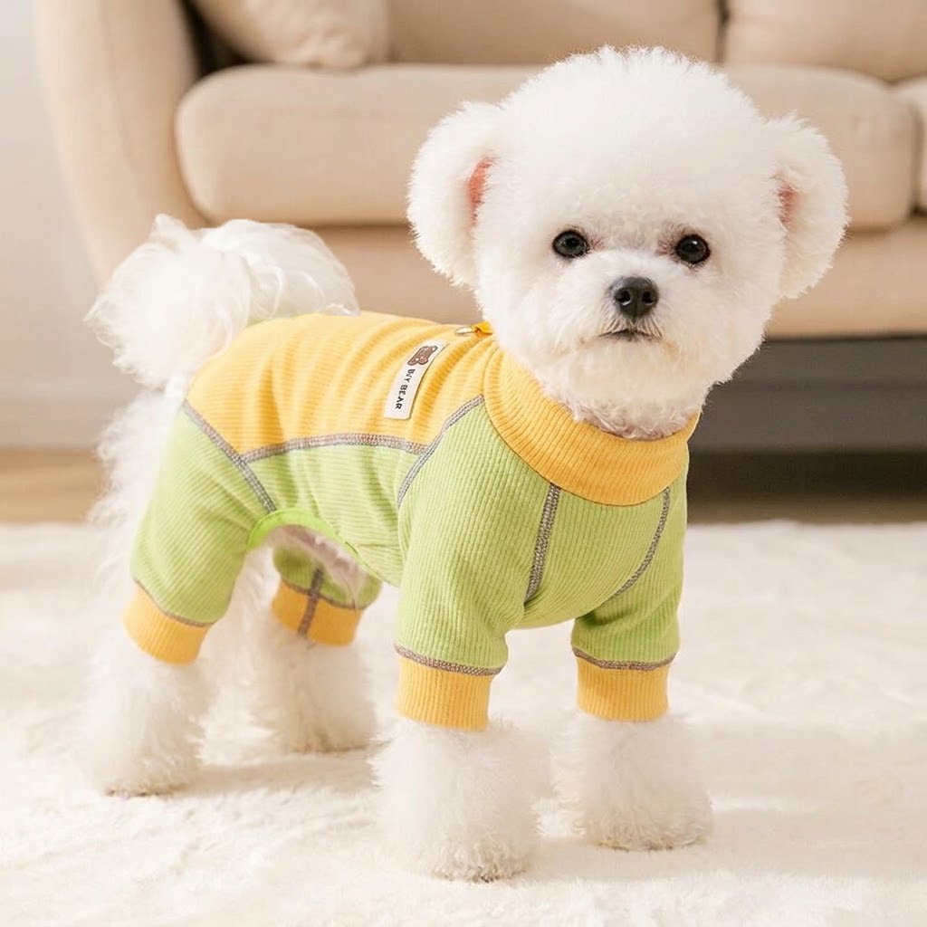 狗狗衣服春秋薄款包肚四脚衣比熊泰迪博美小型犬幼犬秋冬季打底衫