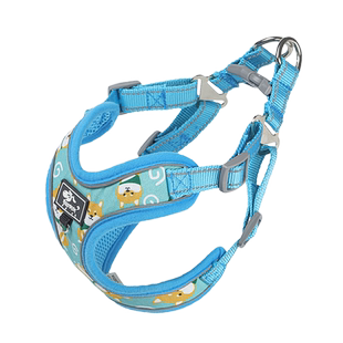 背心式狗狗牵引绳中小型犬柴犬柯基专用可调节遛狗绳胸背带狗链子