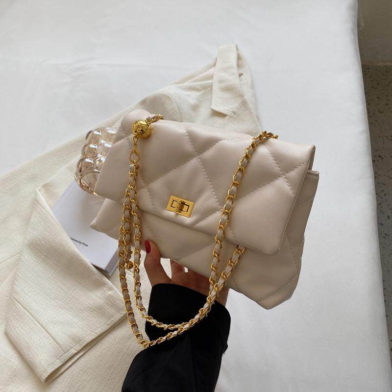 今年流行包包女2025新款时尚爆款百搭菱格链条包单肩斜挎小方包潮,箱包皮具/热销女包/男包,小方包,淘宝优惠券,粉丝福利购,淘宝优惠卷