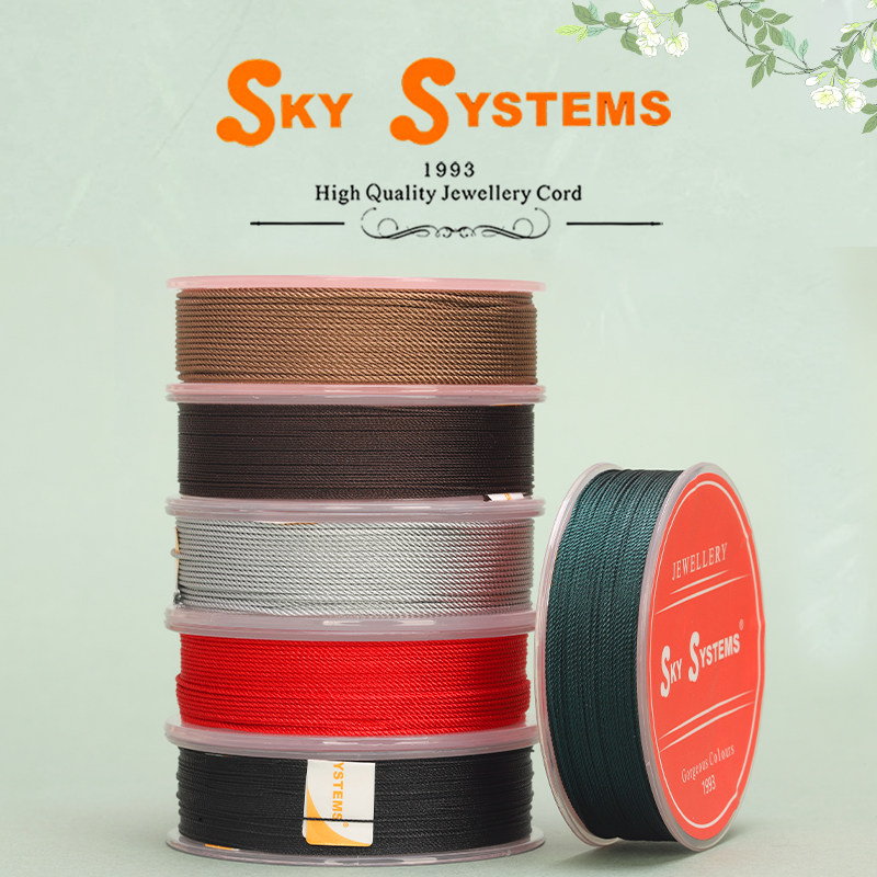 SKY手编线多股耐磨项链绳DIY