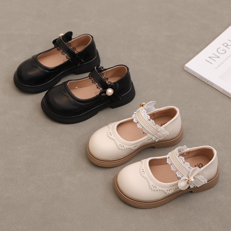 女童英伦皮鞋2024春秋新款童鞋小女孩公主鞋女宝浅口豆豆鞋洋气单,童鞋/婴儿鞋/亲子鞋,皮鞋,淘宝优惠券,粉丝福利购,淘宝优惠卷