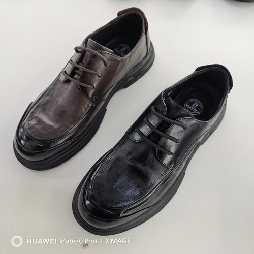 德赛帝伦正品男士皮鞋秋季新款英伦商务休闲德比正装软底男鞋轻材