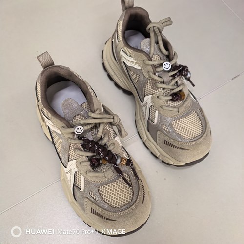 德赛帝伦专柜正品女士新款真皮老爹鞋休闲软底女鞋轻底软皮运动休